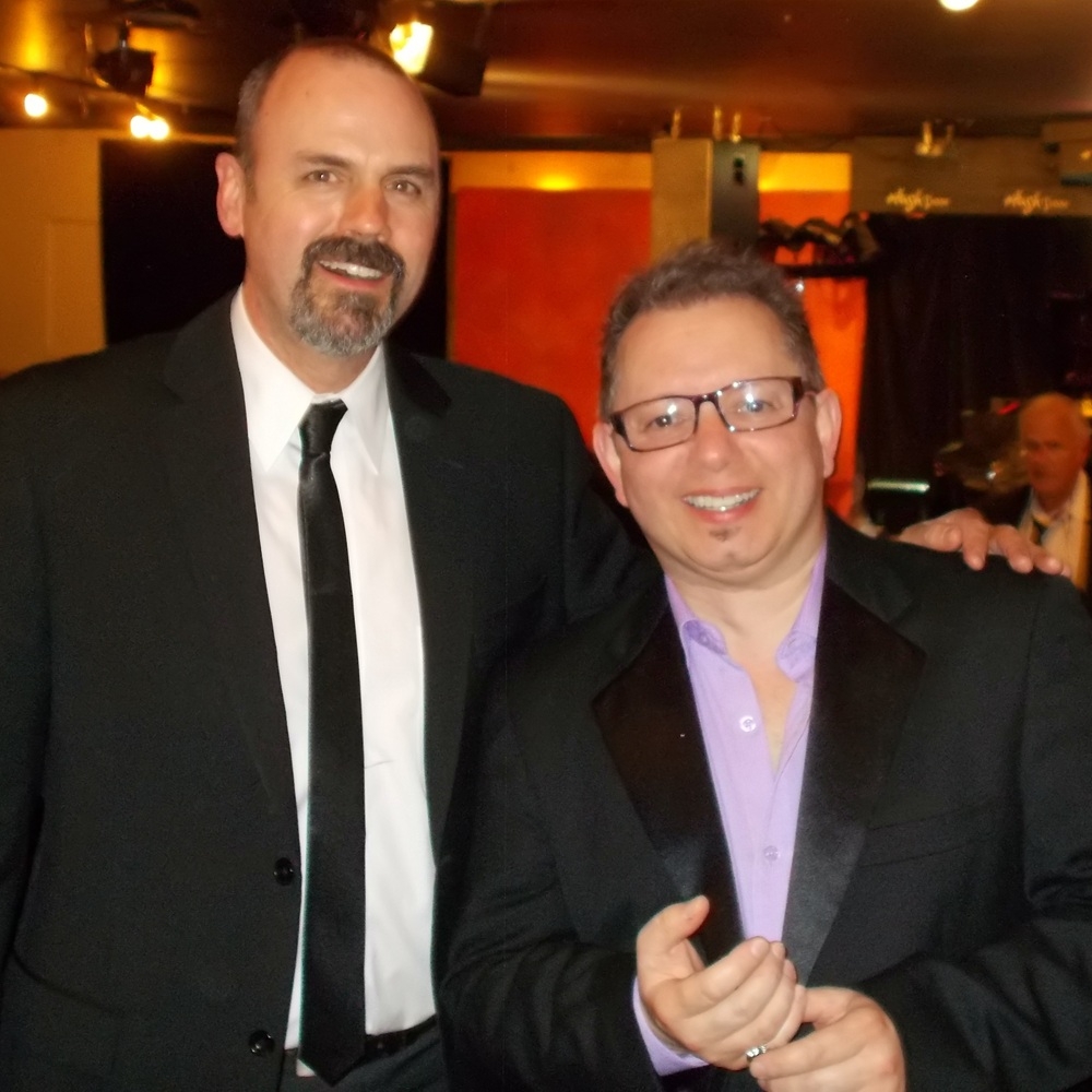 Guitarist Sean Bray and I — a perfect blend of music and friendship!