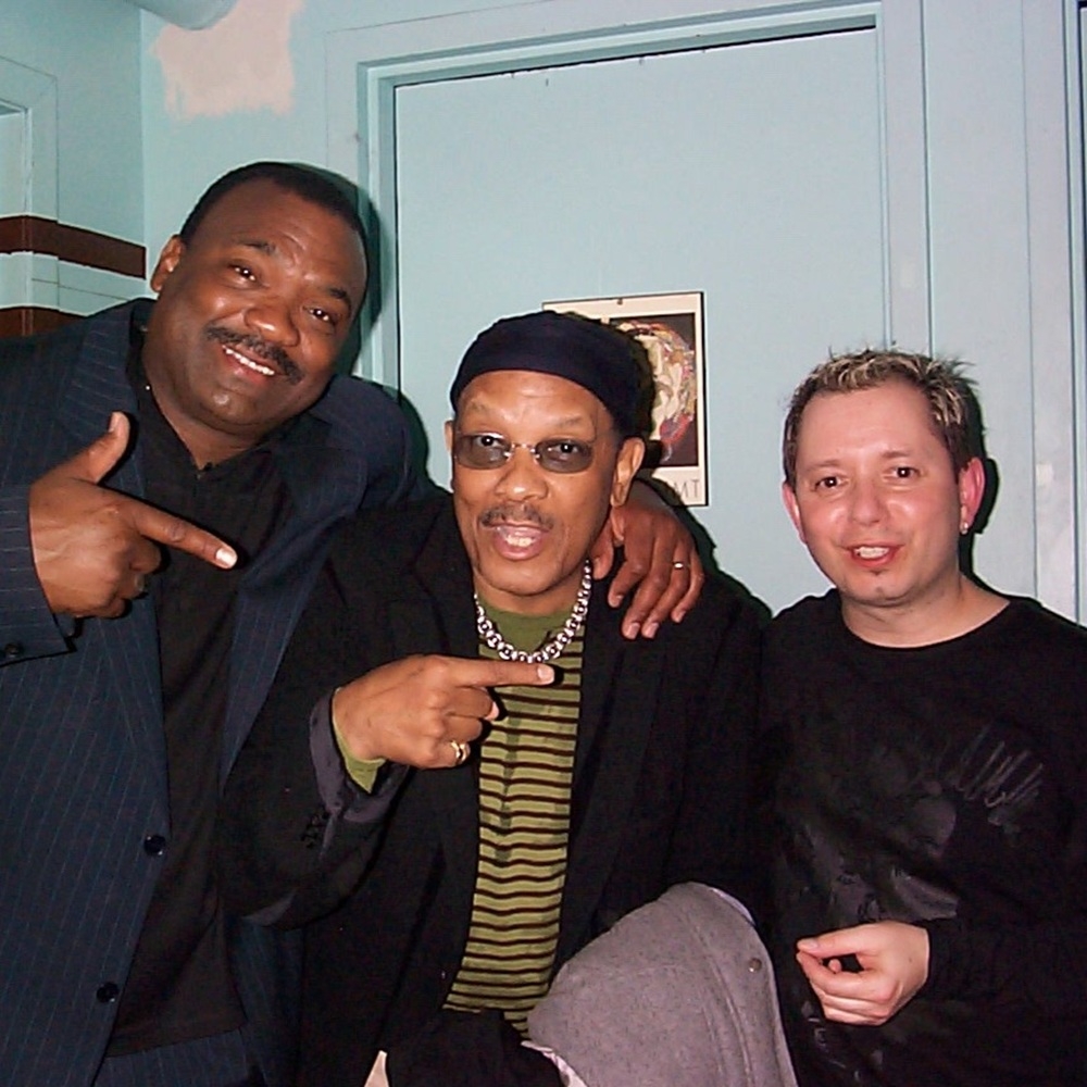 Right before our show, the vibe was light and playful. I miss Roy Ayers — he and Jean Carne collaborated often.