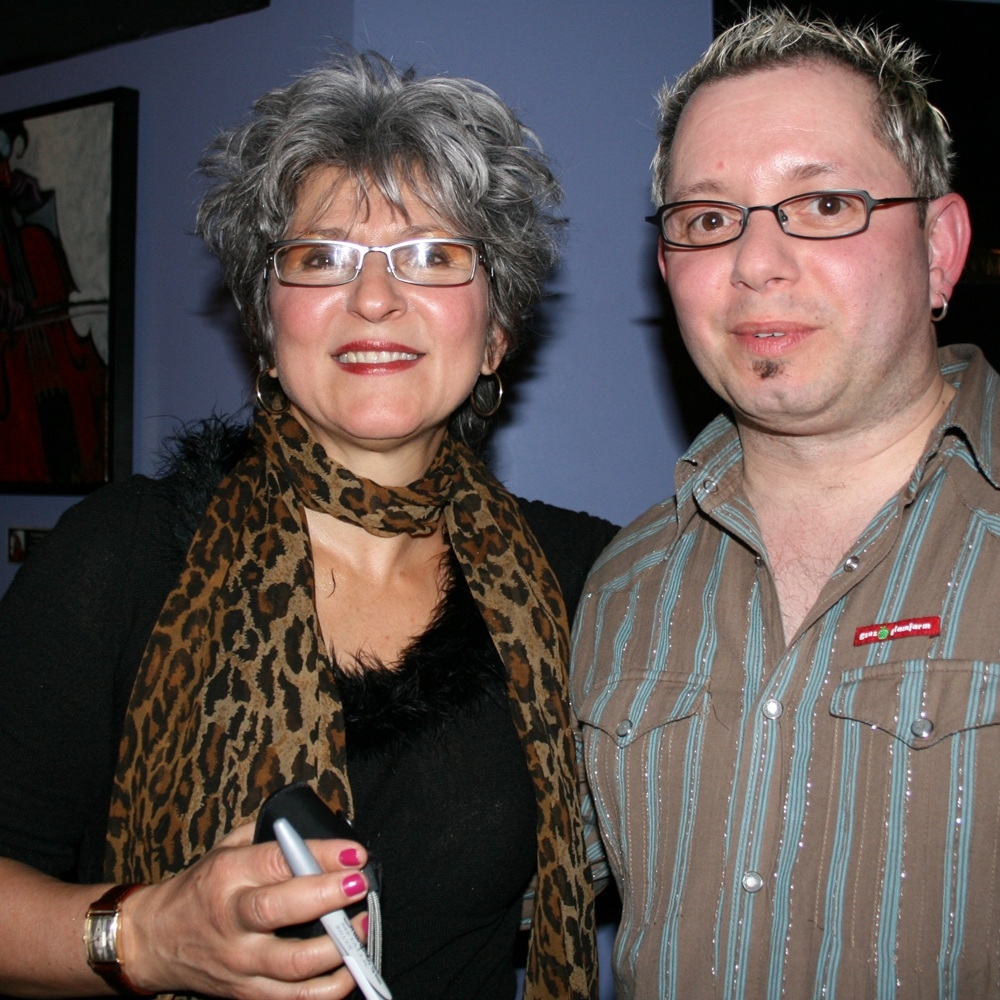 Backstage with Janis Siegal at the Iridium In New York City, seeing her solo for the first time. She was beyond incredible!
