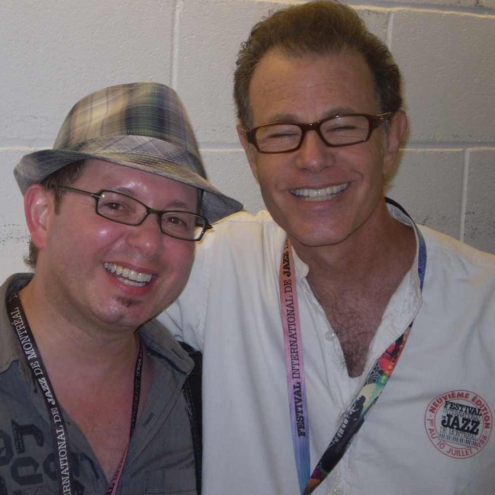 JazzFest moments with Alan Paul in Montreal. We were so happy to see each other.